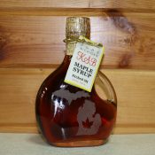Michigan State Etched Bottle of Maple Syrup